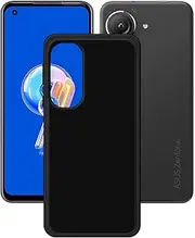 FZYM Slim Thin Black Case for Asus ZenFone 9, Soft Protective Phone Cover with Flexible TPU Protection Bumper Shell for Asus ZenFone 9 (5.92")