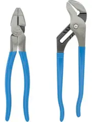 Channellock Special Gs -10 Linesmens & Tongue Groove Plier Set 2pcs (GS10)