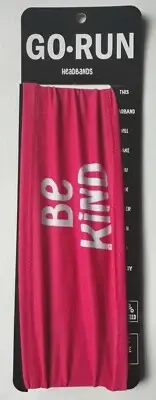 "Be Kind" Headband by GoRunUSA, Poly/Spandex Blend, great for Running & more