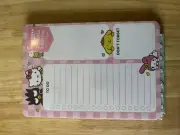 Hello Kitty Desk Pad Notebook And Gel Pen