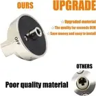 AEZ73453509 Oven Cooktop Knobs Metal Gas Range Knob Replacements Kitchen