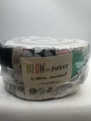 Meow or Never by Moda Quilting Fabric 2.5" Jelly Roll New