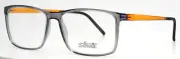 SILHOUETTE SPX 2956 75 6660 Grey Mens Rectangle Eyeglasses 57-16-145 B:40