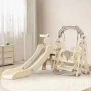 Bo Peep 4 in 1 Kids Slide and Swing Set with Climber and Basketball Hoop