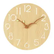 Nbdeal Wall Clock Radio Controlled Clock Silent Analog Diameter 30cm Continuous