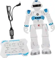 BCOATH 1 Set Remote Control Robot Toy Robots Electric Dancing Robot USB Robot Smart Robot Intelligent Robot Singing Dancing Robot Walking Robot Rc Robotic Blue Plastic