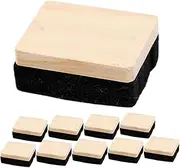 SECFOU Chalk Eraser for Whiteboard 10pcs Mini Erasers Chalkboard Erasers for School Home Office Non-Dusty