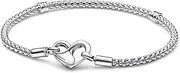 [PANDORA] Women's Charm Bracelet 925 Silver Rivet Chain 592453C00, 925 silver