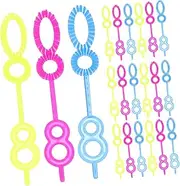 BESPORTBLE 100Pcs Bubble Blower Wands Fun Bubble Maker for Bubble Wand Tools for Outdoor Playtime and Parties Random Colors