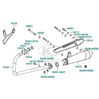 在飛比找蝦皮購物優惠-材料王⭐光陽 KTR150.KTR 150 化油版 原廠 排