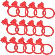 Stationery Bag Zipper Head 100pcs Pvc Zipper Pull Tab Universal Zipper Pullers for Bag Accessory