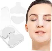AUTSUPPL 200 Pcs t Zone Film Facial Pads Nose Chin Pore Strips Face Pad Liners Deep Cleansing Strips Comfortable Cotton Patches