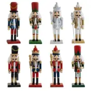 Decorative Nutcrackers 16cm Handpainted Christmas King Soldier Figure Toy