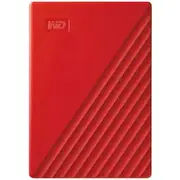 WD 2TB My Passport Portable Hard Drive Red