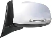 Auto Side Rear View Mirror Mirror Assembly Compatible For Suzuki SX4 2012 2013 Car Accessories Exterior Electric Rearview Mirror(Only Left Silver)