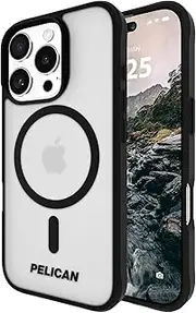 Pelican Ranger iPhone 16 Pro Case [Compatible with MagSafe] Rugged Magnetic Phone Case with 12ft Military-Grade Drop Protection - Heavy Duty Phone Cover for iPhone 16 Pro - Frosted Clear