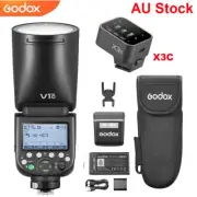 Godox V1Pro-C TTL HSS Round Head Flash + X3C Flash Trigger For Canon Camera