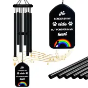 Pet Memorial Wind Chimes Gifts for Loss of Dog Sympathy Gift,Rainbow Bridge P...