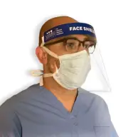 10pcs Reusable Washable Clear Full Safety Face Shield Visor Mask