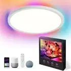 16 Inch Smart Ceiling Light RGB Compatible with Alexa, Remote Control, WiFi a...