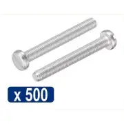 500/Bulk M3 x 25mm Slotted Pan Head Machine Screws - Stainless Steel