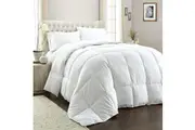 Royal Comfort Ultra-Warm Cotton Double Quilt Cover Duvet Bedding 800GSM White