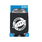 Science It Works - Funny Novelty Stubby Holder With Base