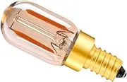 UTHCLO E14 Oven Bulb for Microwave Cooker Hood 12-24v Salt Light Bulb Long Life Low Power Consumption Warm Light Flicker