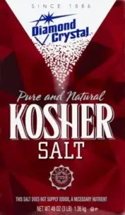 Kosher Salt – Full Flavor, No Additives and Less Sodium - Pure and Natural Si...