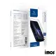 【iMos】iPhone 14 Pro Max 6.7吋 9M滿版黑邊玻璃螢幕保護貼(人造藍寶石)