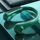 Mini Fan Neckband Bladeless Lazy Neck Hanging Cooler USB Rechargeable VH