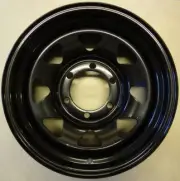 15x10 Black 6 Stud 139.7 PCD 0 Offset CB 110 LR 1200KG Wheels