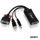 LINDY 林帝 VGA +音源 TO HDMI 1080P轉接器 38183 大洋國際電子