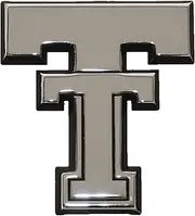 Texas Tech TTU University Retro Throwback Metal Auto Emblem