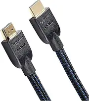 Amazon Basics High-Speed HDMI Cable (18Gbps, 4K/60Hz) - 3 m, Nylon-Braided