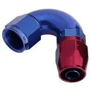 Aeroflow 550 Series Cutter Style Swivel 120° Stepped Hose End -6AN to -8 Hose, AF554-08-06