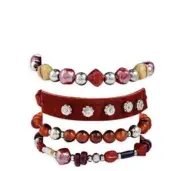 MYRA BAG 10439 GARNET HILL POINT Stacked BRACELET