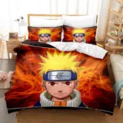 c368 Anime Duvet Cover Set Comforte Printed Cartoon Twin Size Bedding Sets Christmas Gifts 3-piece ee368