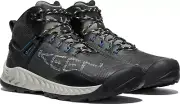 KEEN Men's NXIS EVO Waterproof Mid Hiking Boots - Magnet/Bright Cobalt - 11