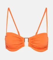 [Melissa Odabash] Melissa Odabash Spain bandeau bikini top AU 14 red