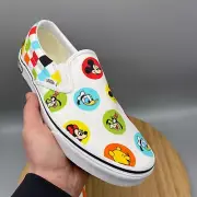 Vans Shoes Mens 10 Disney 50th Anniversary Mickey & Friends Slip-O White Sneaker