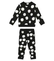 [Stella McCartney Kids] Stella McCartney Kids Set of cotton sweatshirt and sweatpants Y 4 black