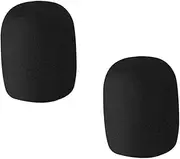 UPKOCH 2Pcs Microphone Dust Covers Flexible Sponge Mic Covers for Handheld Microphones Easy to Install Windscreen Protection Moisture Resistant Accessory for Live Streaming and Recording