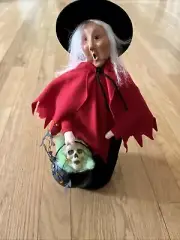 Byers Choice Witch W/Cauldron