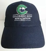 Colorado Golf Association Hat Fitted Medium aprox 7 1/2" stretchfit Ball Cap