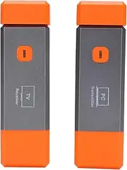 Wireless HDMI Transmitter and Receiver, 1080P HD Portable 2.4G / 5G with LED Screen Wireless HDMI Kit for Streaming Video and Audio to Monitor from Laptop,PC,TV Box, Projector