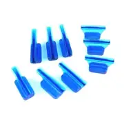 Car Paintless Dent Repair Tool Puller Blue Tabs Ding-Lifter Glue Tabs Set of 9