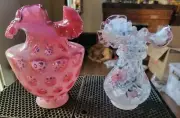 Fenton Cranberry Vintage Vase! Rare!