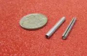 Zinc Plate Steel, Slotted Roll Spring Pin, 1/8" Dia x 1.00" Length, 250 pcs