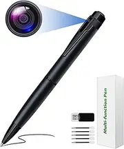Spy Camera Pen, Mini Hidden HD 1080P Nanny Pocket Cam Covert Body Audio and Video Recorder with Motion Detection for Business Meeting 7 Piece Set